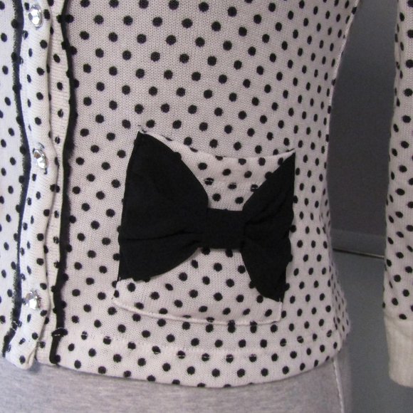 NWT Minnie Rocks The Dots Cardigan Sweater XS - Picture 3 of 8